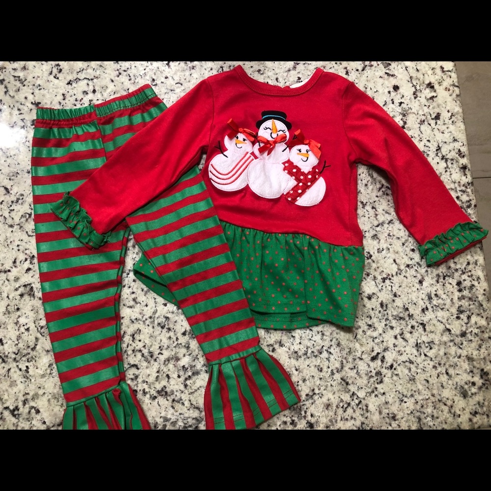 Girls Christmas Holiday Outfit